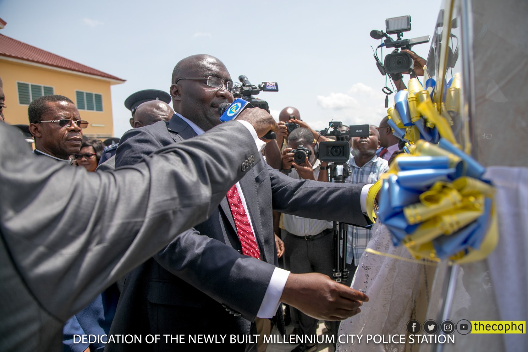 VEEP COMMISSIONS ULTRA-MODERN POLICE STATION BUILT BY THE CHURCH OF PENTECOST